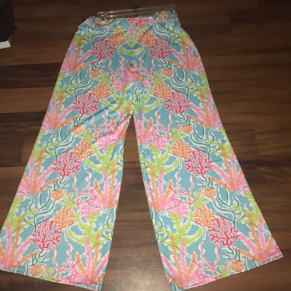 Lily Wolly Doodle Spandex sea print pants